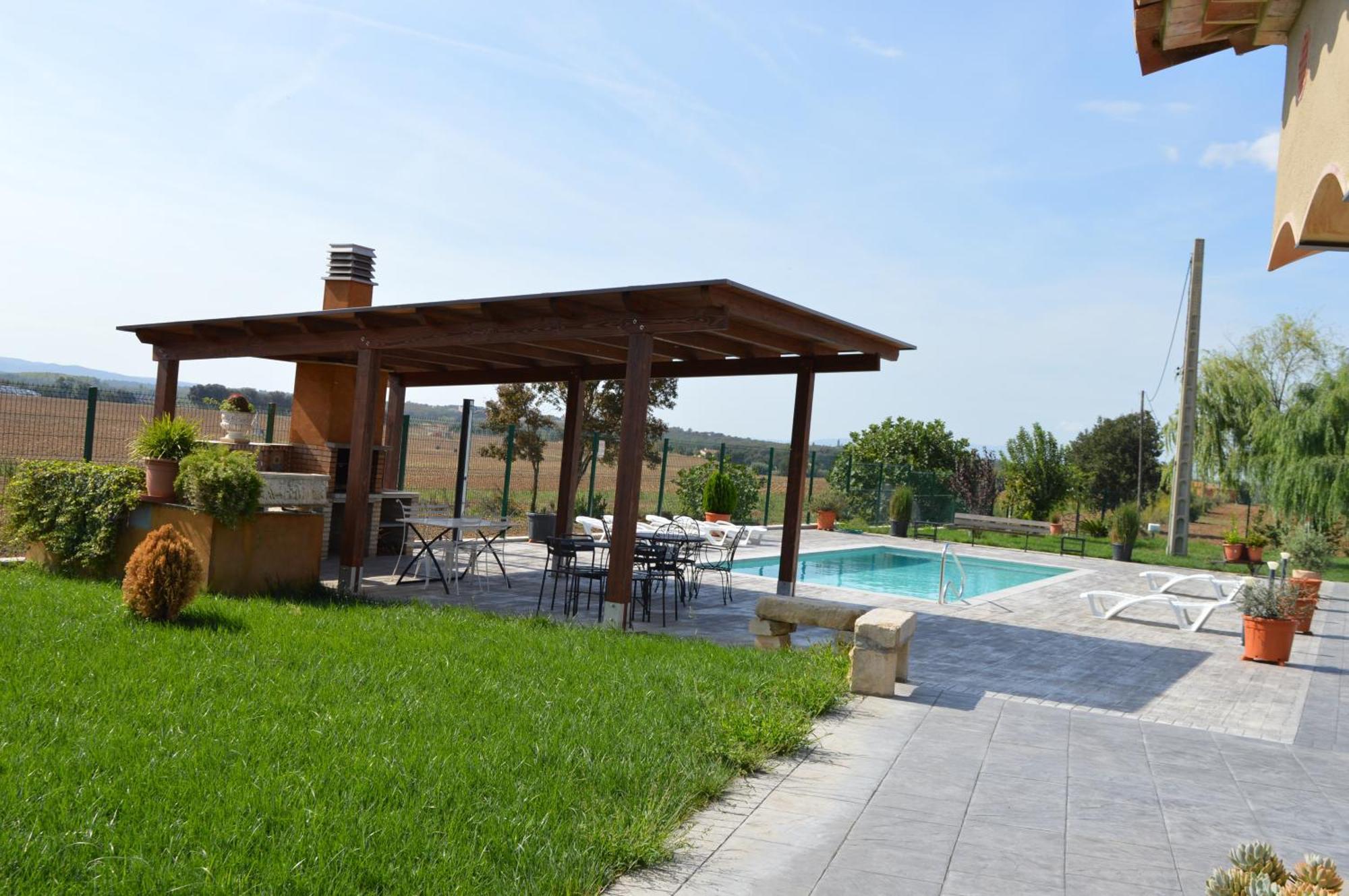 Mas Piua Villa Girona Exterior photo